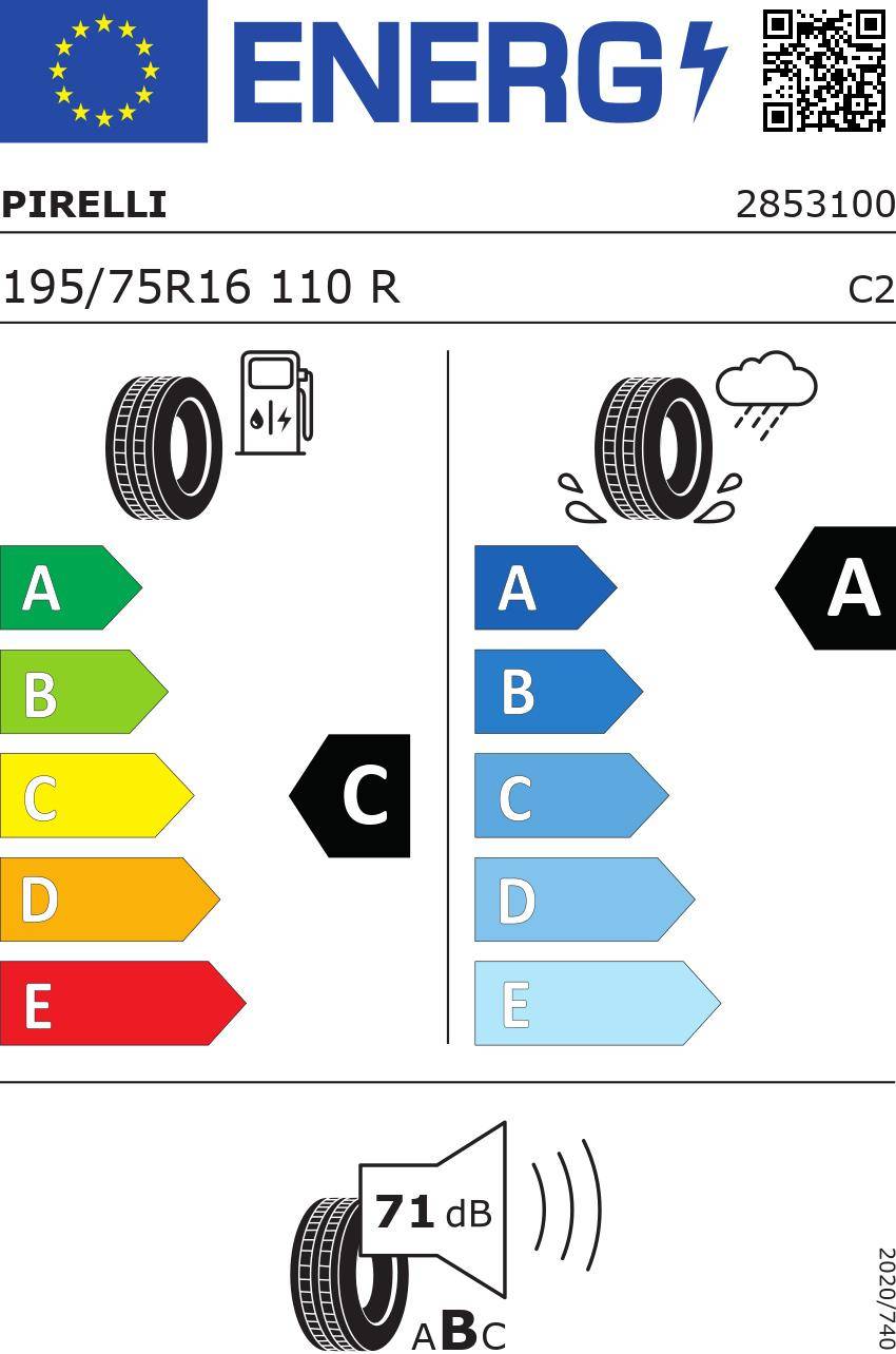 Pirelli PIRELLI CARRIER 195/75 R16 110R