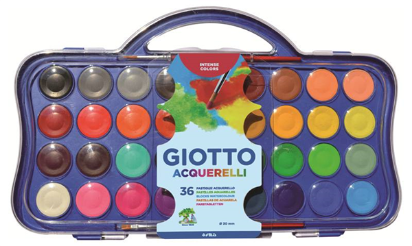 Giotto Vattenfärg 36-pack