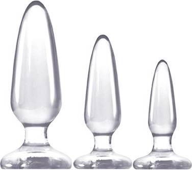Jelly Rancher Butt Plug Trainer Kit Clear