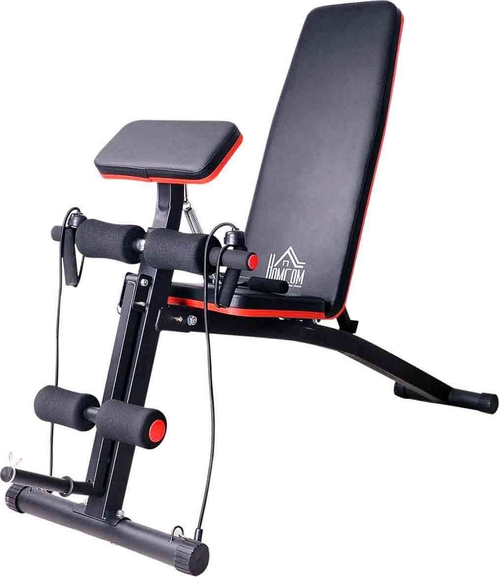 Homcom Foldable Weight Training Dumbbell Bench