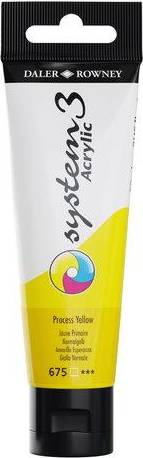 Daler Rowney System 3 59ml Process Yellow 675