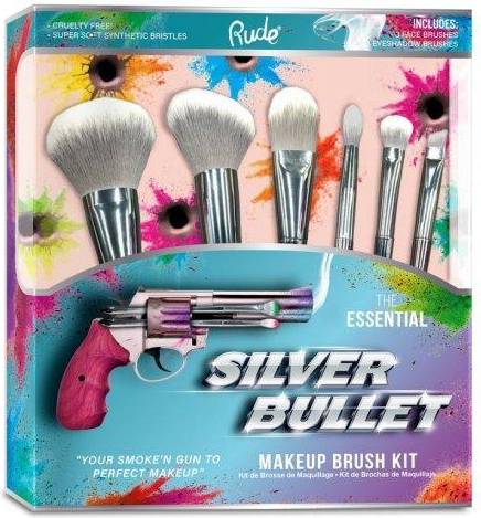 Rude Cosmetics Rude Silver Bullet Makeup Brush Kit