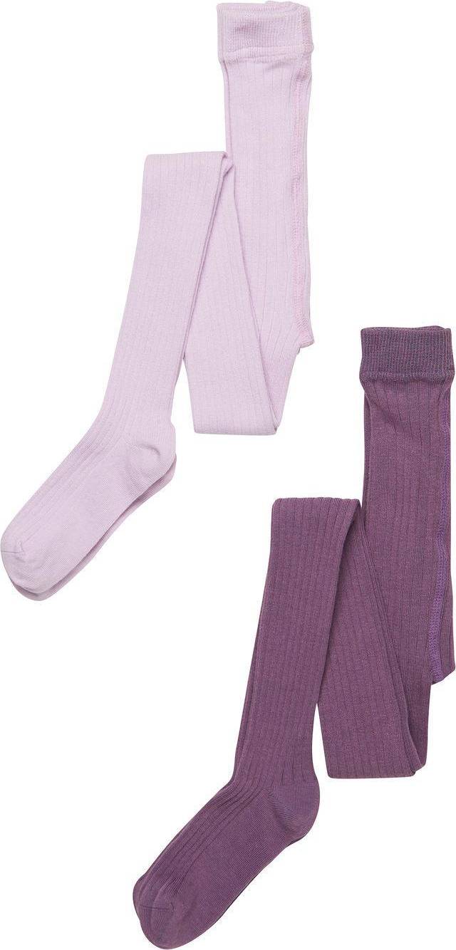 Stocking Solid Rib 2-pack -  Very Grape (5754-696)