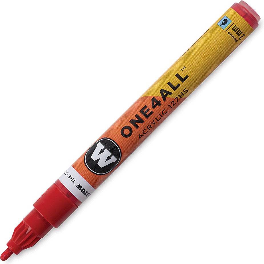 Marqueur One4All 127HS 2 mm Rouge Trafic