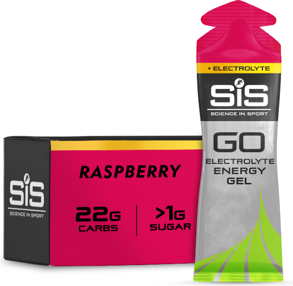 SCIENCEINSPORT GO Energy Electrolyte Gels Raspberry 60 ml 2 pcs