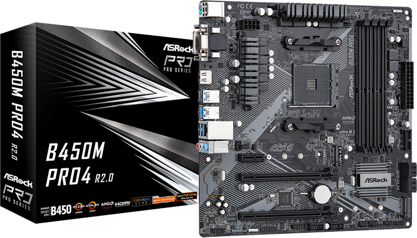 B450 motherboard Asrock B450M Pro4 R2.0