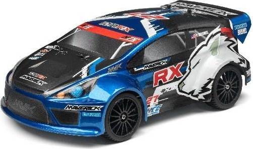 Maverick Clear Rally Body With Decals (Ion Rx)