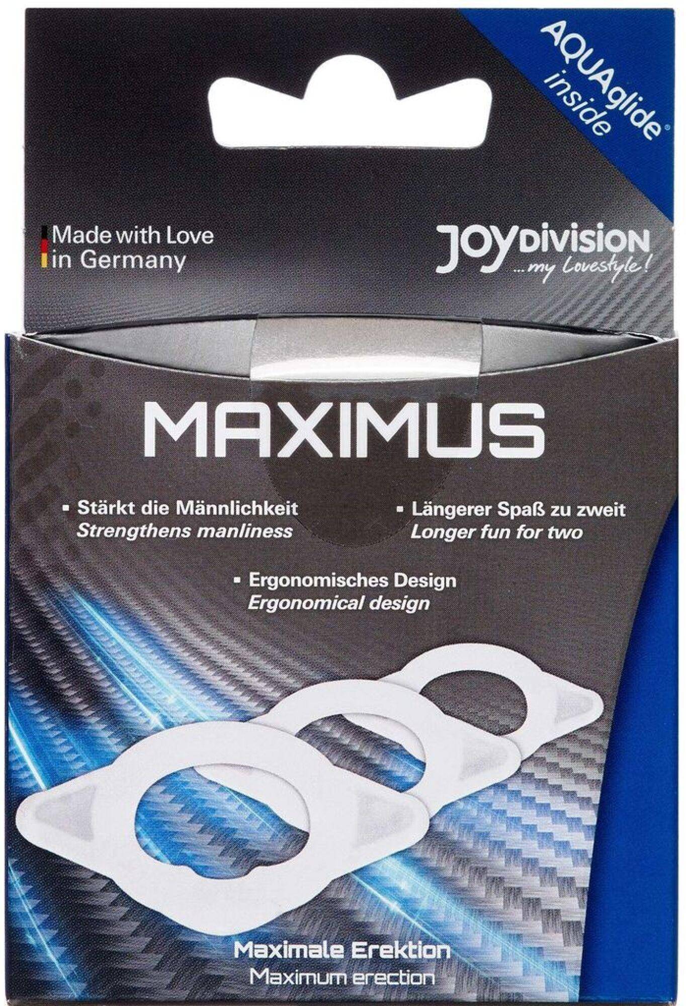 Cock ring's Sexleksaker JoyDivision Maximus Pack 3 Potency Rings