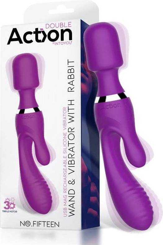 Action No.15 Wand Vibrator Rabbit