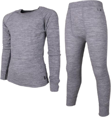 Lindberg Rib Merino Set - Grey Melange