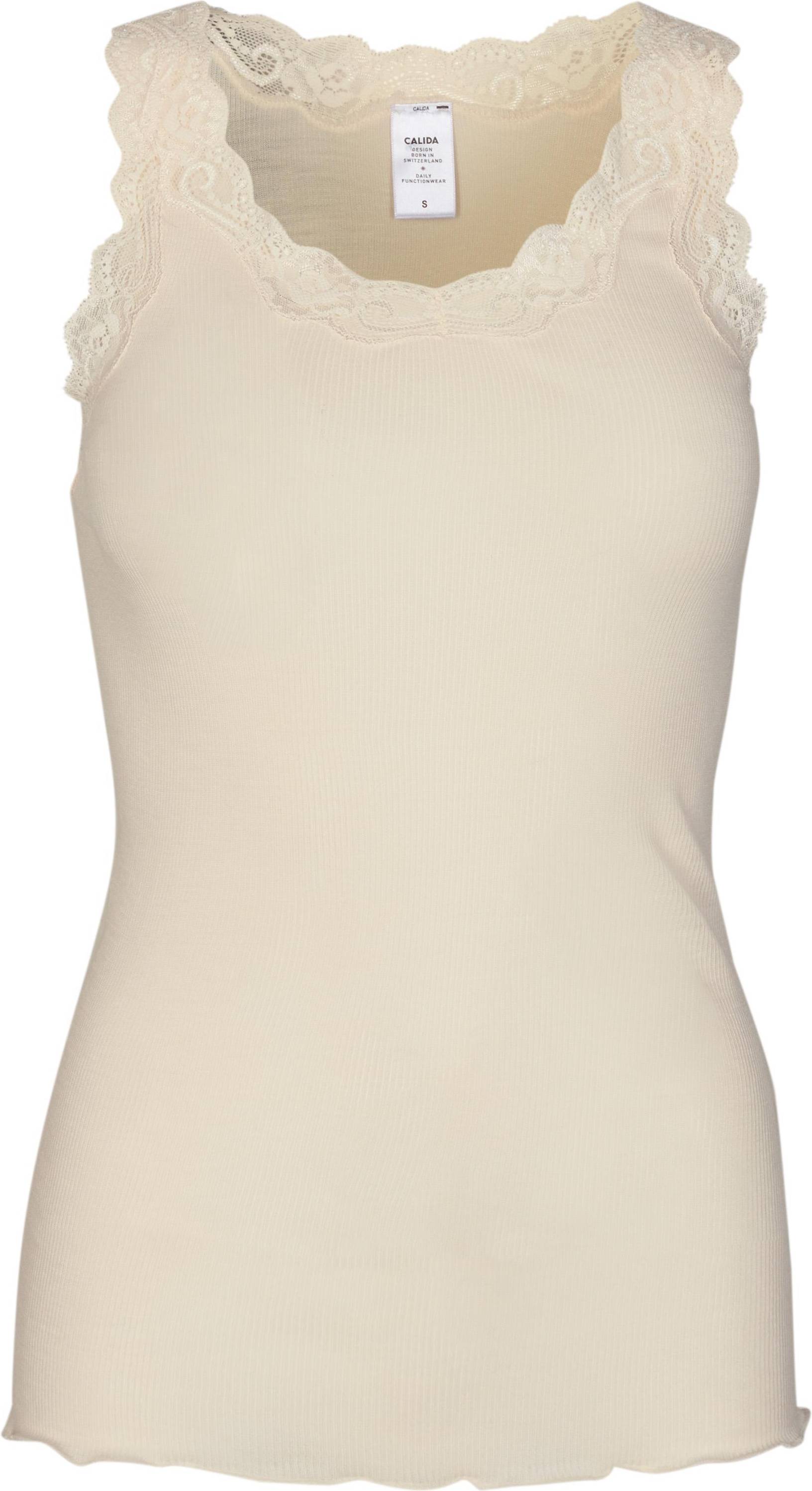 Calida Richesse Lace Tank Top - Light Ivory
