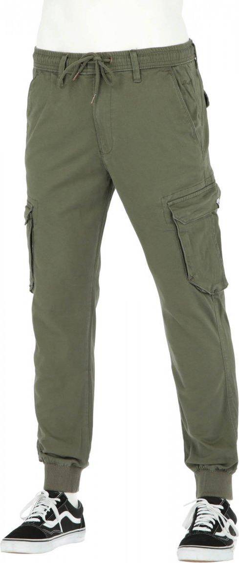 Reflex Rib Cargo Jeans - Olive