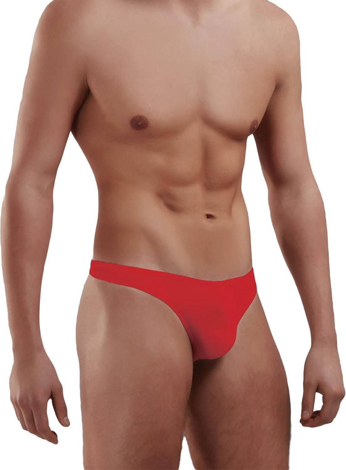 Men Basic G-String Thong - Red