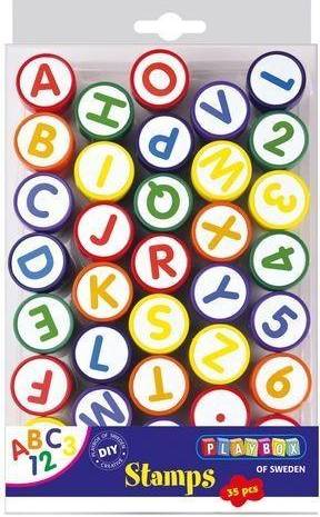 Set 35 Sellos Letras Números