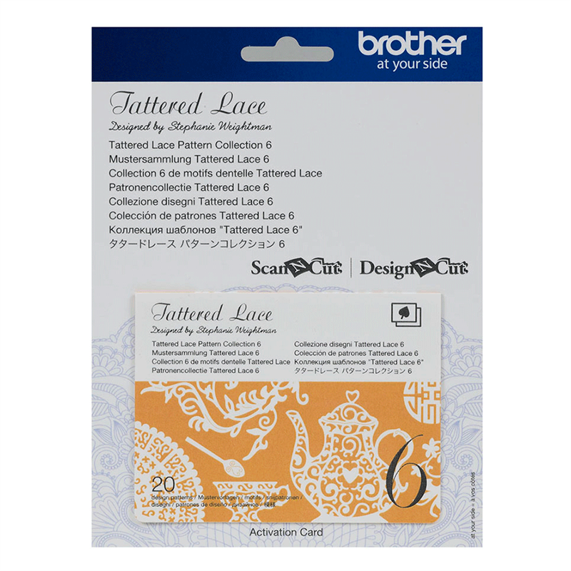 Brother Tattered Lace Pattern 20 Designs Collection 6