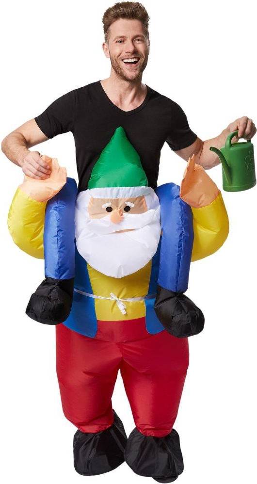 tectake Inflatable Gnome Riding Costume