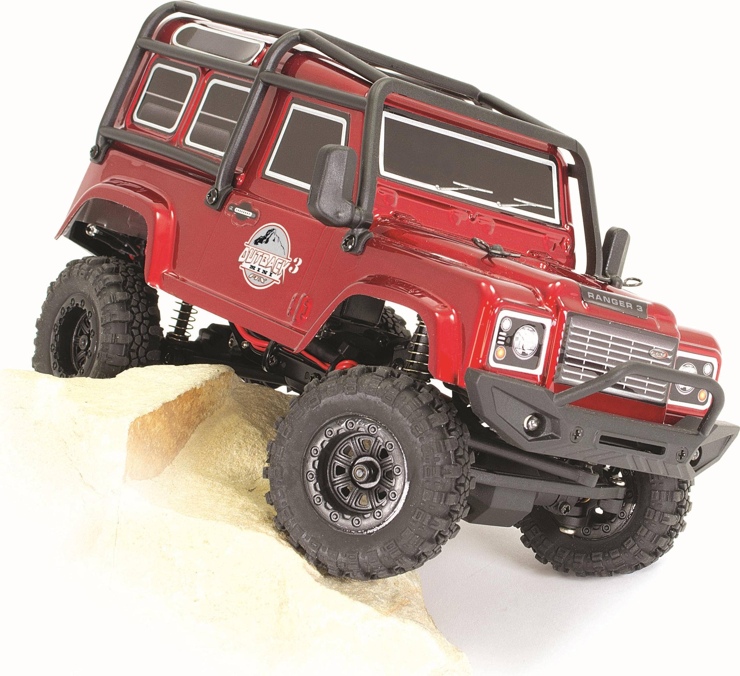 Mini rc car FTX FTX Outback Mini Ranger 3.0 4x4 Red RTR