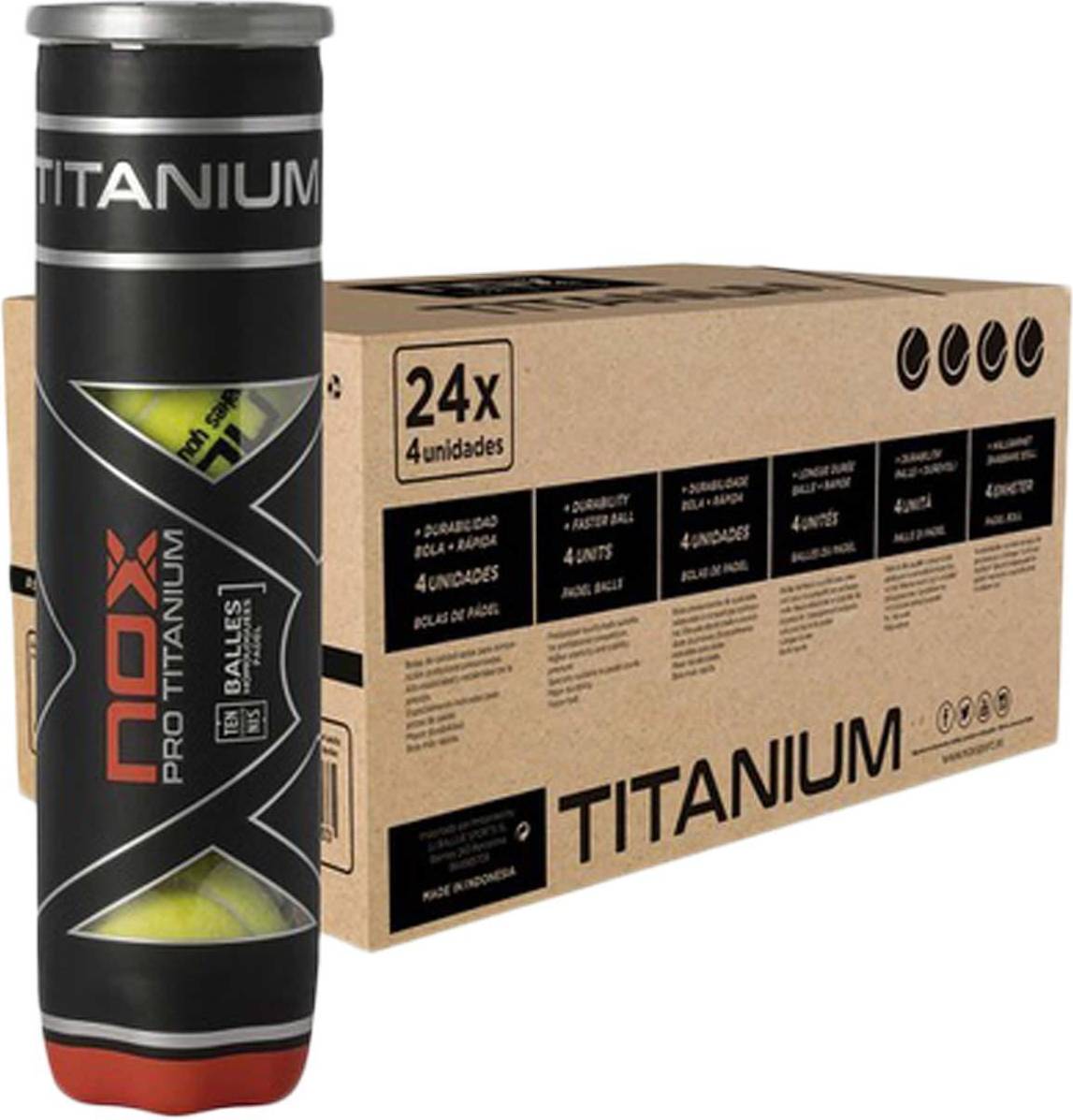 Nox padel NOX Pro Titanium - Stk.