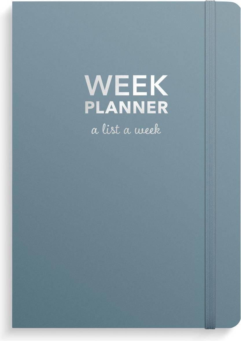 Burde Week Planner Undated Blue