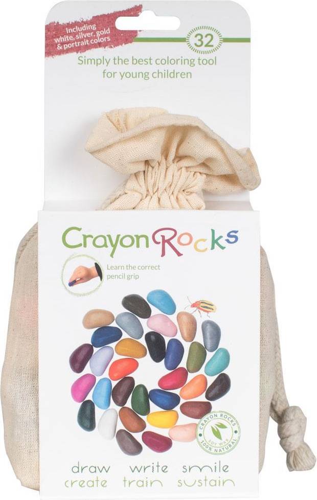 Crayon Rocks Färgkritor Crayon Rocls 32 st. i tygpåse