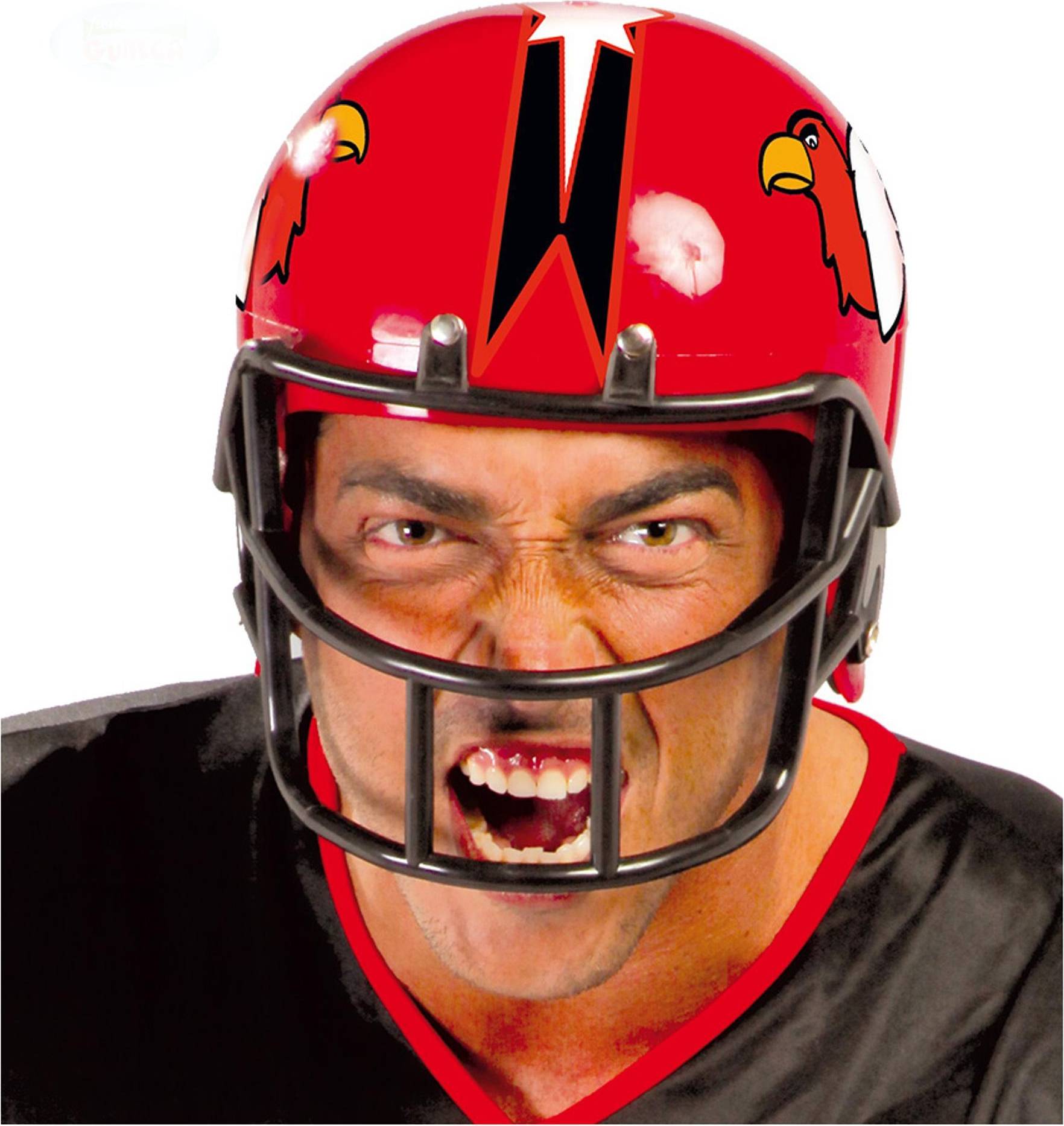 Vegaoo Rugby Helmet Red