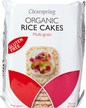 Clearspring Organic Rice Cakes Multigrain
