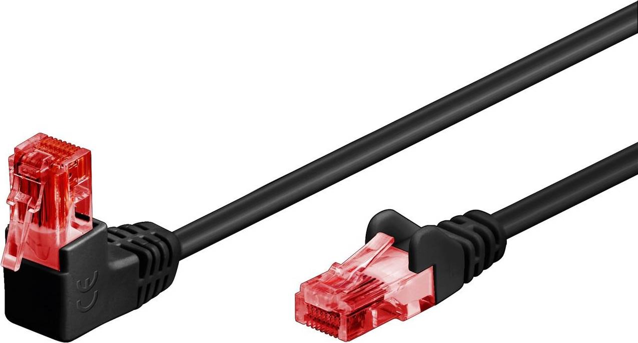 Goobay Angled RJ45-RJ45 U/UTP Cat6