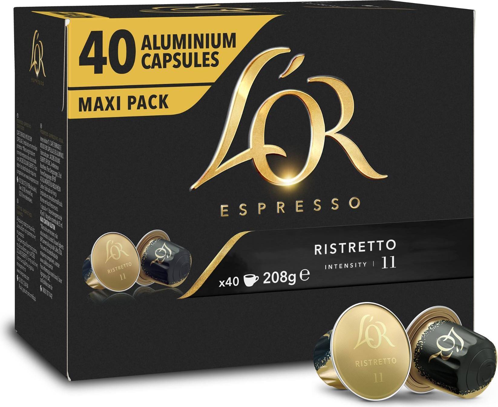 L'OR Ristretto Coffee Capsule 40pcs