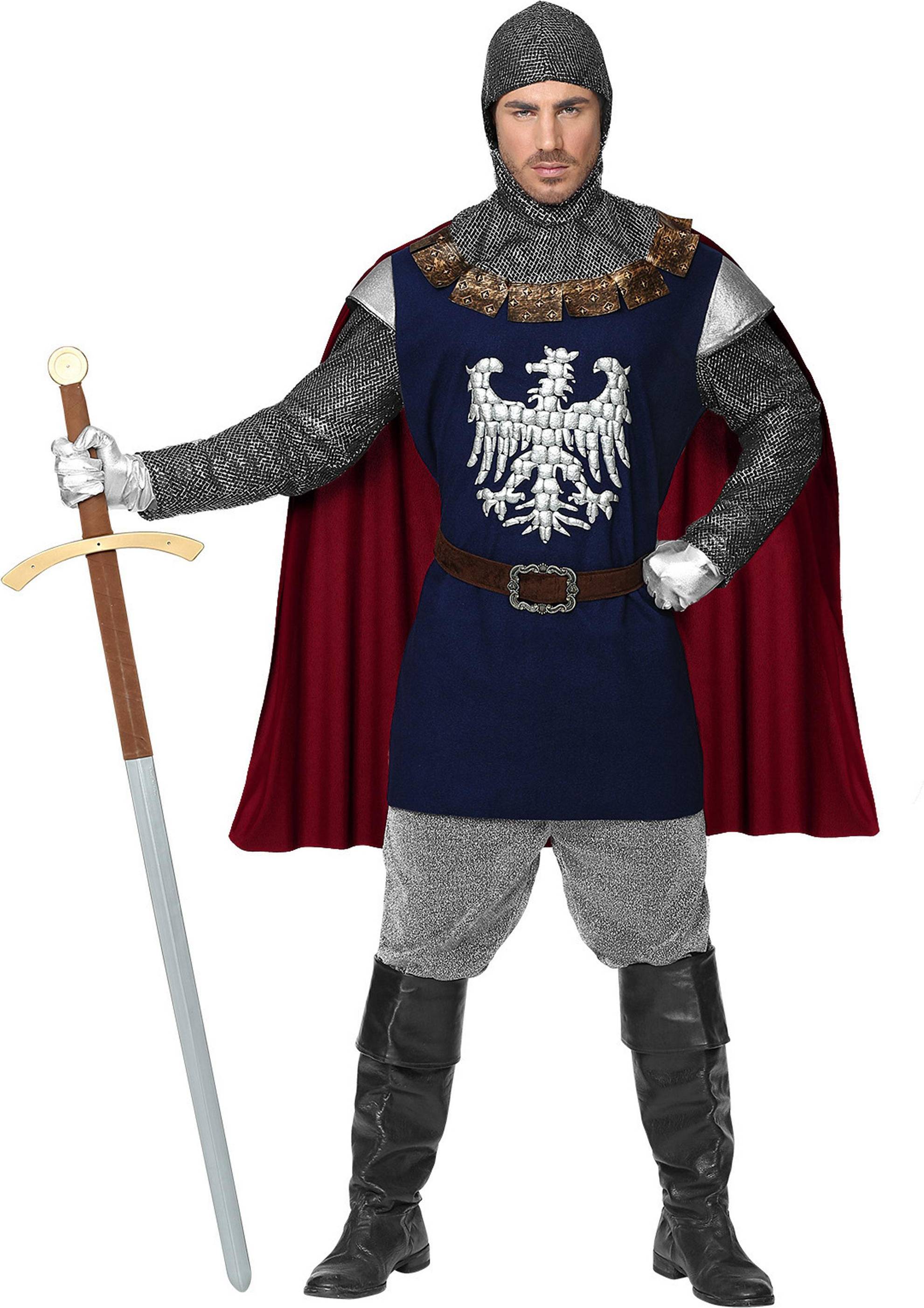 Widmann Blå Ridder Kostume
