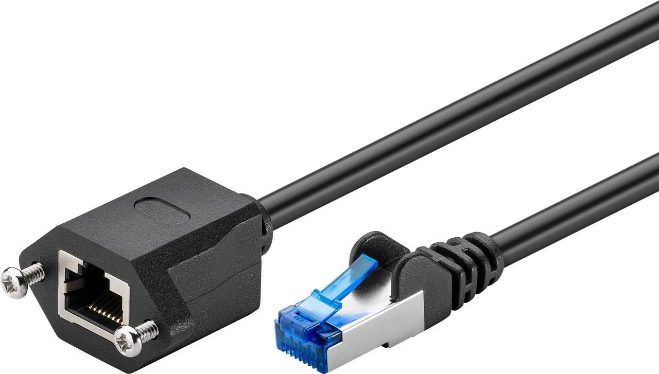 Goobay Extension RJ45-RJ45 S/FTP Cat6A M-F 1m