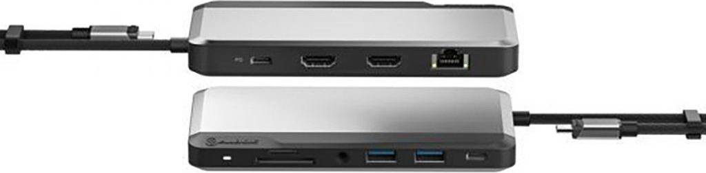 U1CSH USB C-HDMI/RJ45/USB A/USB C/RJ45/3.5mm Adapter 