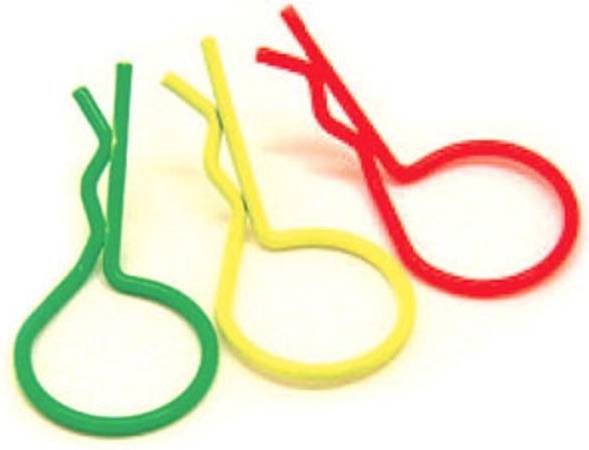 Fastrax Fastrax Flourescent Yellow Large Clips