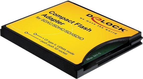 Sd kortlæser adapter DeLock Compact Flash Adapter