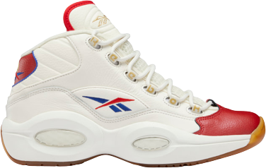 Reebok Question Mid - Chalk/Vector Red/Vector Blue