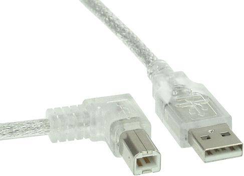 InLine Angle USB A - USB B 2.0 3m