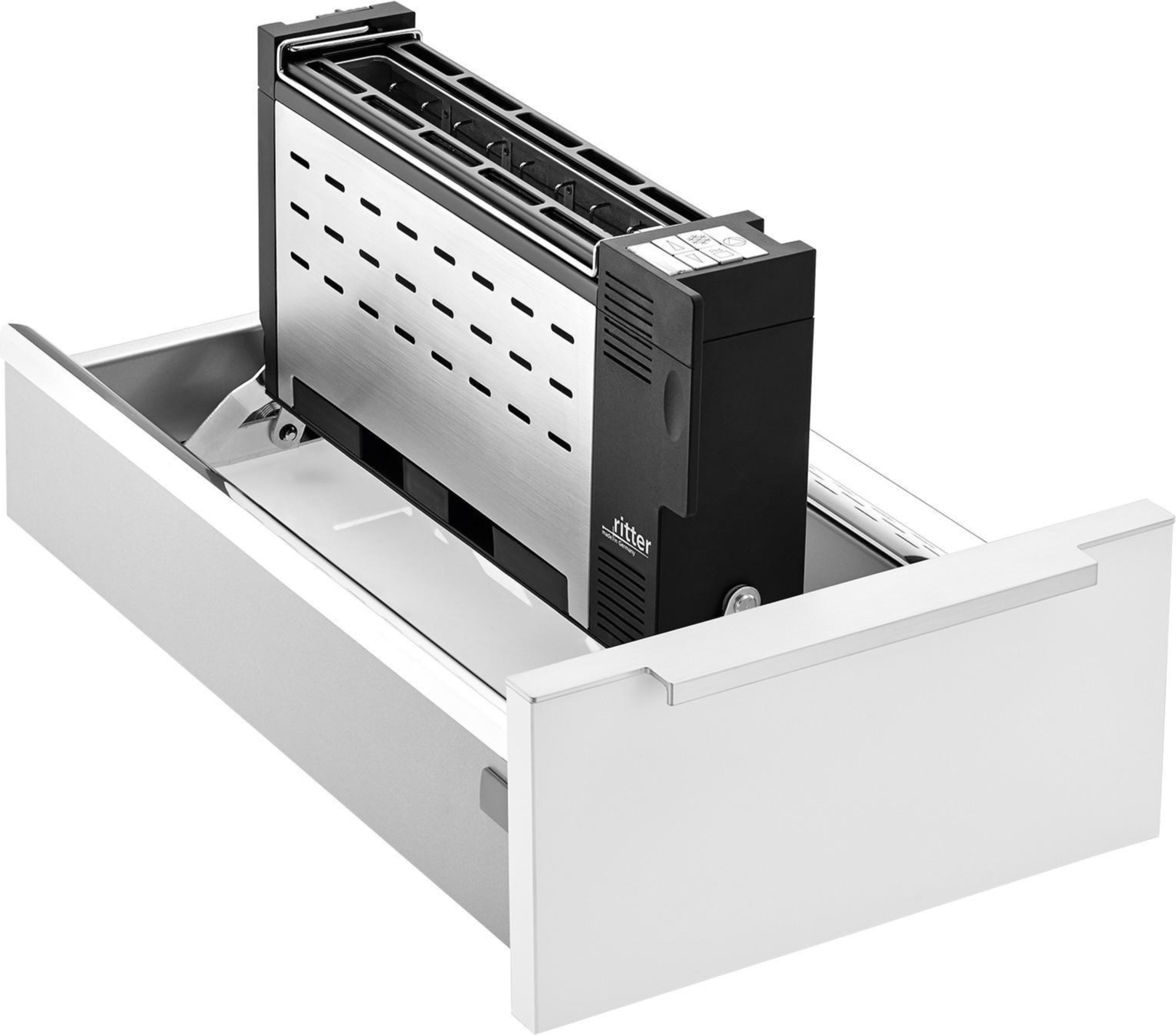 EB Zilver Inbouw Broodrooster
