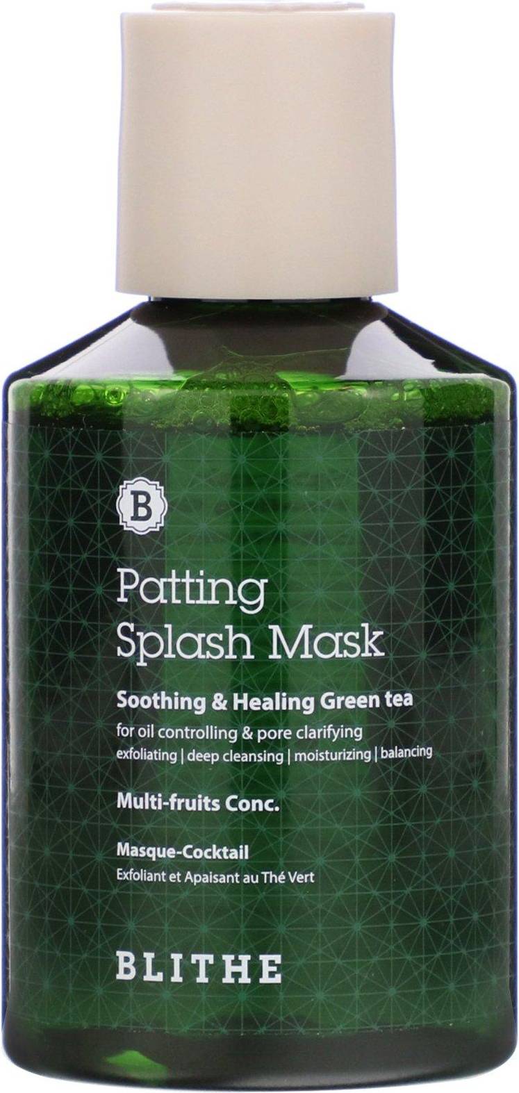 Blithe Patting Splash Mask Soothing & Healing Green Tea 150ml