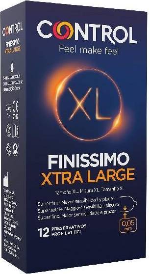 Control Finissimo Xtra Large 12-pack