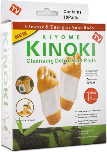 Vabelplaster Kinoki Detox Fodplaster 10 stk.
