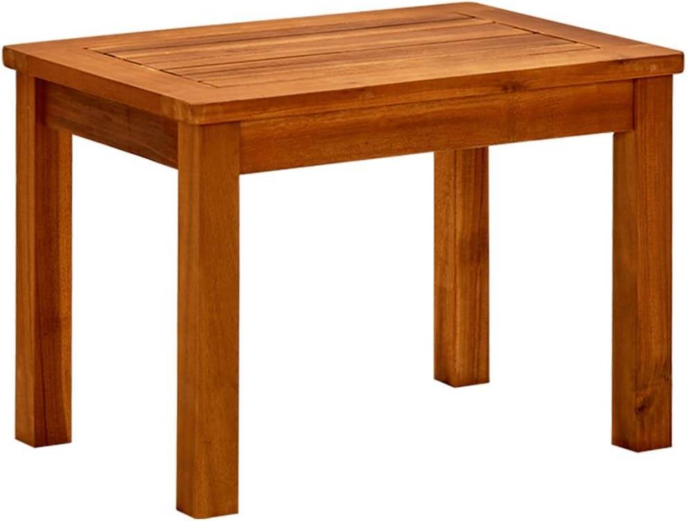 Small Wooden Rectangular Café Table - Brown