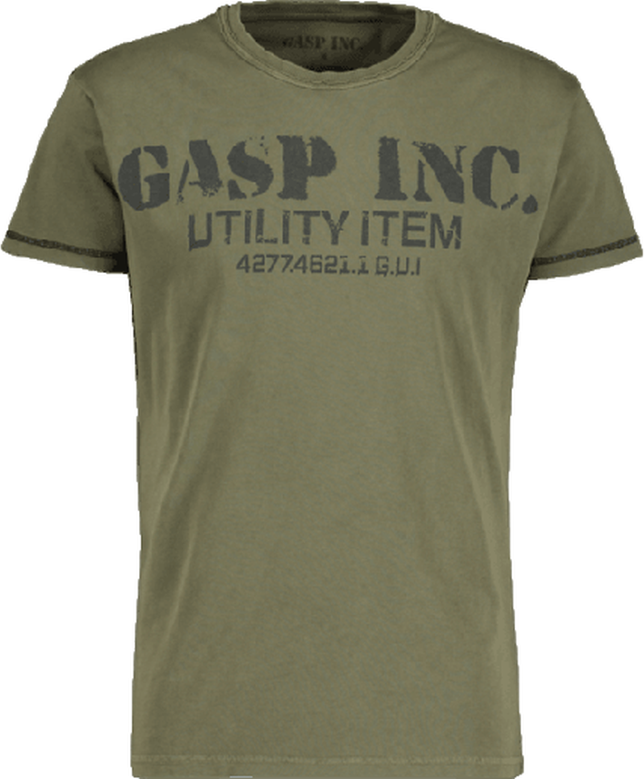 Gasp Basic Utility Tee - Washed Green