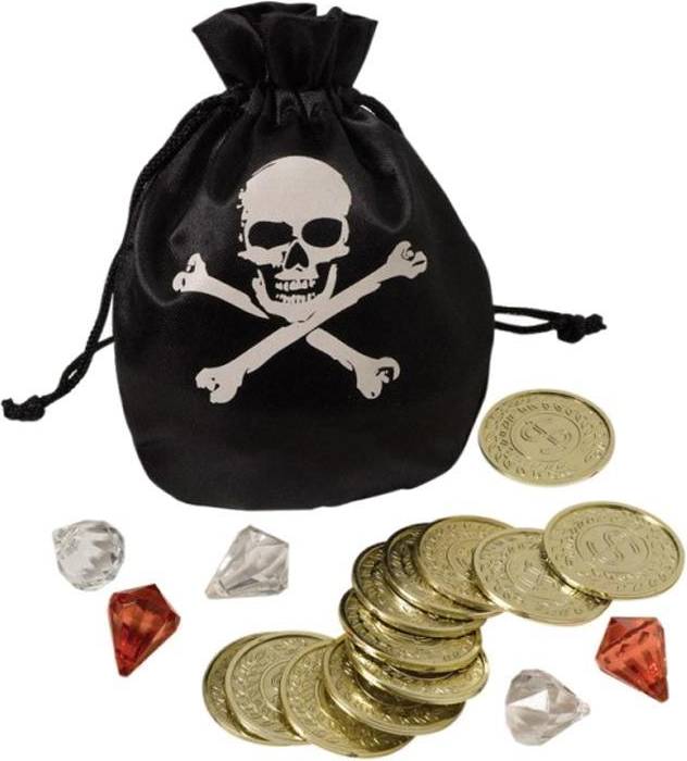 Amscan Pirate Coin & Drawstring Pouch Set