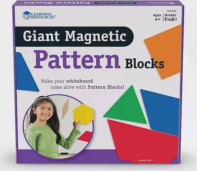 Learning Resources Giant Magnetic Pattern Blocks
