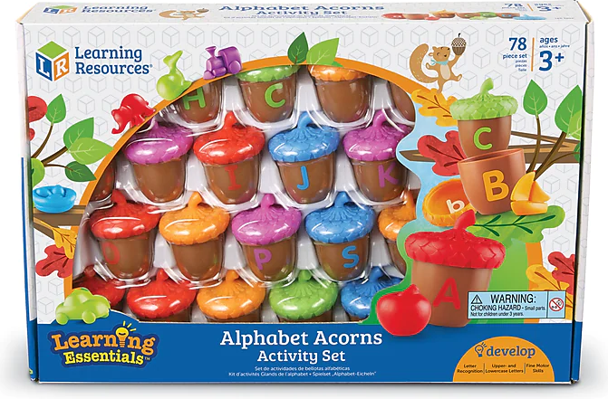 Learning Resources Alphabet Acorns Activity Set