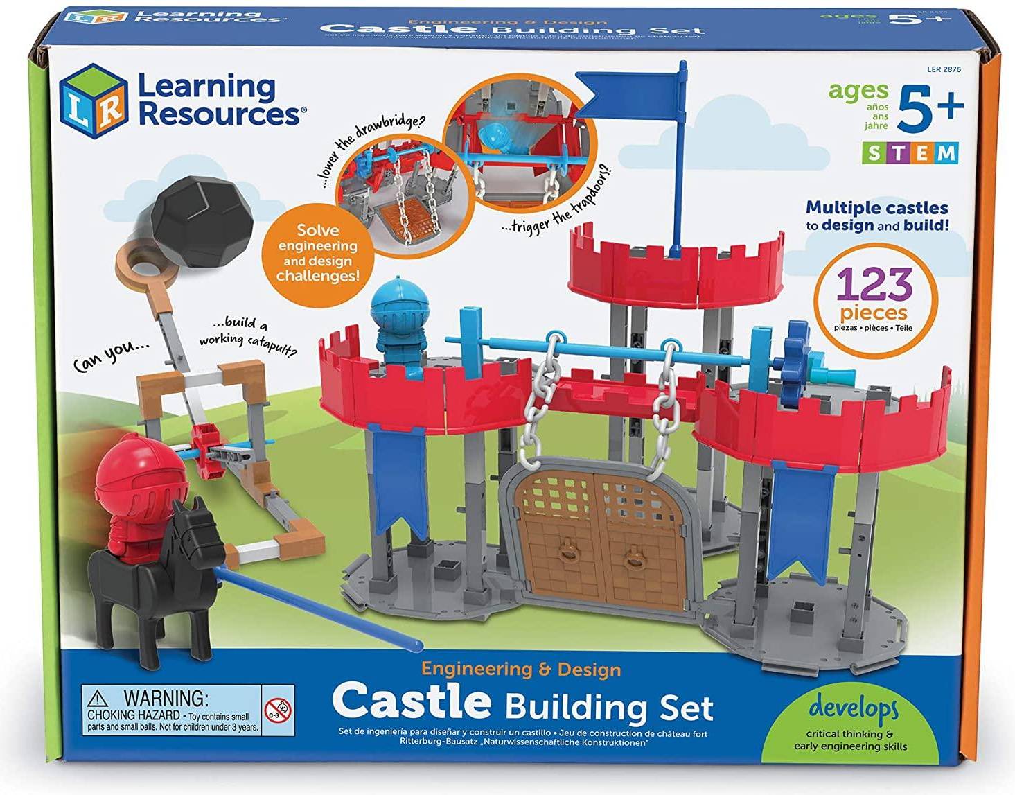 Learning Resources Engineering & Design Castle Building Set