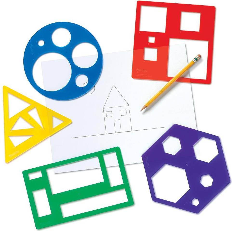 Learning Resources Primary Shapes Template Set