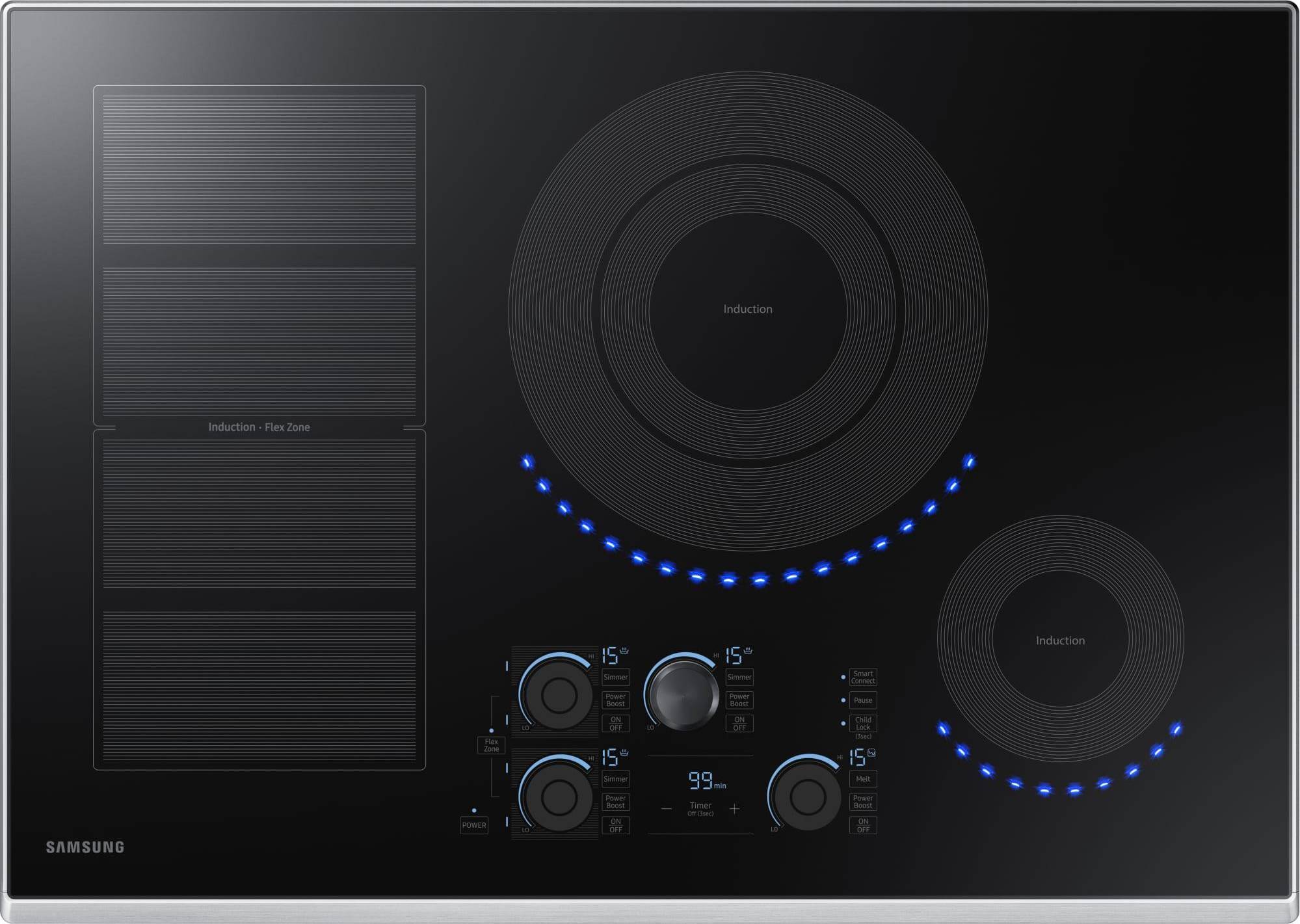 Induction hob Samsung 30 Inch Smart Induction Cooktop
