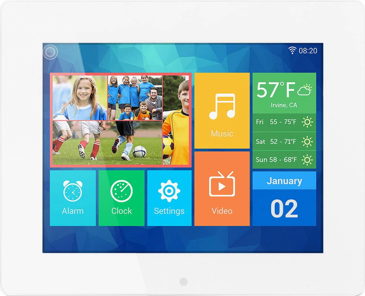 8 Ips Lcd Digital Photo Frame