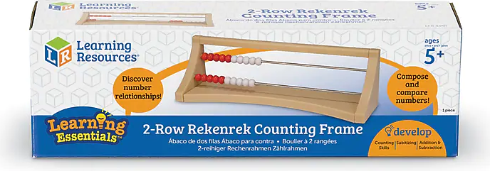 Learning Resources 2 Row Rekenrek Counting Frame