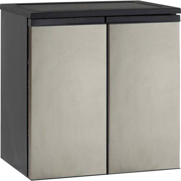 Black side by side refrigerator Avanti 5.5 Cu Ft Mini Fridge RMS551SS